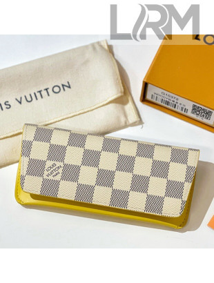 Louis Vuitton Woody Glasses Case Damier Azur Canvas/Yellow 2021
