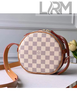 Louis Vuitton Damier Azur BOÎTE CHAPEAU SOUPLE Small Bag N40333 White 2020 