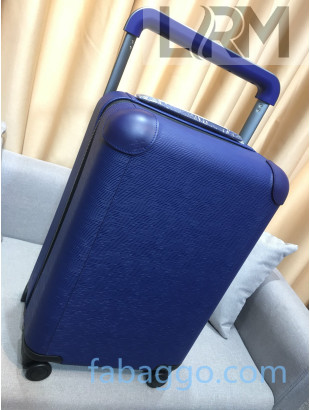 Louis Vuitton Horizon 55 Epi Leather Travel Luggage Blue 2020