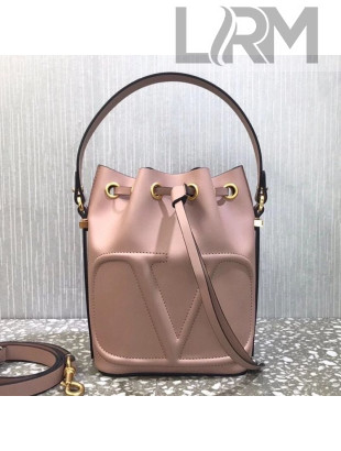 Valentino VLogo Bucket Bag 2600 Pink 2021