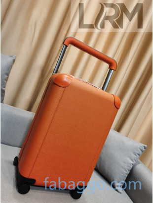 Louis Vuitton Horizon 55 Epi Leather Travel Luggage Orange 2020