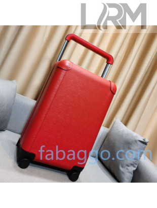 Louis Vuitton Horizon 55 Epi Leather Travel Luggage Red 2020