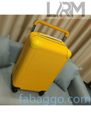 Louis Vuitton Horizon 55 Epi Leather Travel Luggage Yellow 2020