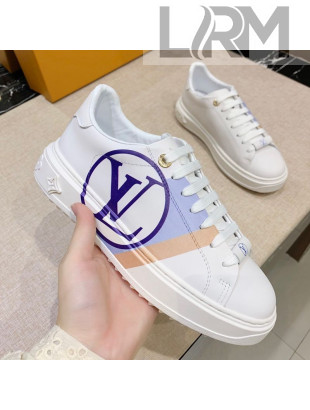 Louis Vuitton Time Out LV Circle Sneakers Blue 2019