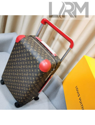 Louis Vuitton Horizon 55 Monogram Canvas Travel Luggage M20200 Red 2020