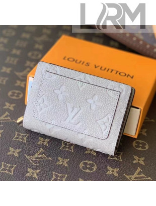 Louis Vuitton Cléa Wallet in Monogram Leather M80152 Light Grey 2021
