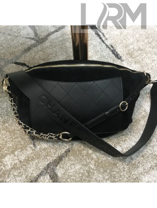 Chanel x Pharrell  Suede Waist Bag/Belt Bag Black 2019
