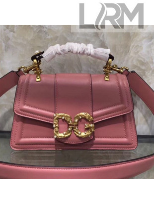 Dolce&Gabbana Small DG Amore Top Handle Bag Pink 2019