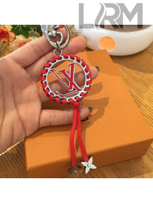 Louis Vuitton Very Bag Charm and Key Holder Red/Silver 2021