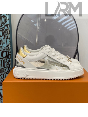 Louis Vuitton Transparent Time Out Sneaker White/Gold 2022