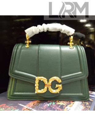 Dolce&Gabbana Large DG Amore Top Handle Bag Green 2019