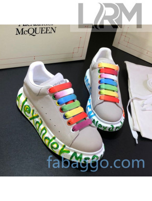 Alexander McQueen Velvet Graffiti Sneakers 08 2020 (For Women and Men)