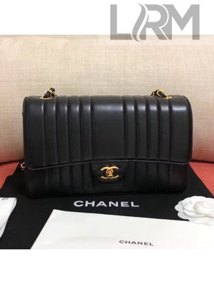Chanel Striped Lambskin Flap Bag 2019