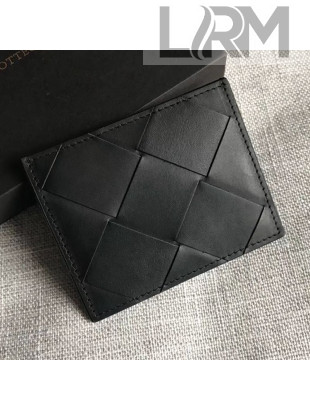 Bottega Veneta Maxi-Woven Card Holder Black 2019