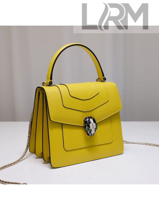 Bvlgari Serpenti Forever Mini Top handle Bag 28331 Yellow 2021