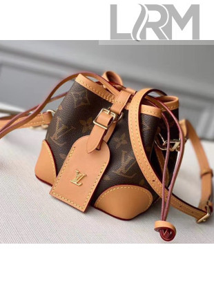 Louis Vuitton Monogram Canvas Mini Bucket Bag M57099 Brown 2020