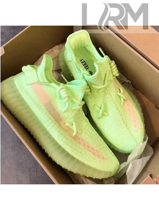 Adidas Yeezy Boost 350 V2 Static Sneakers Neon Green/Pink 2019(For Women and Men)