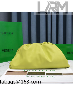 Bottega Veneta Large Pouch Soft Voluminous Clutch Bag Yellow 2021 576227L 02