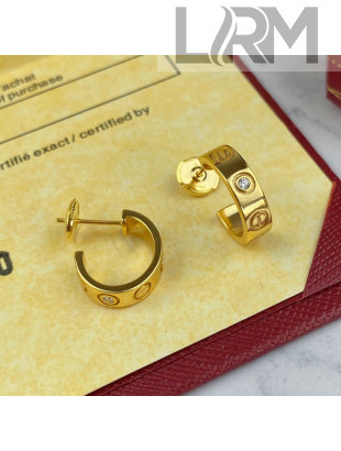 Cartier Love Earrings CE32202 Gold 2022