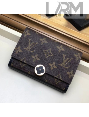 Louis Vuitton Flore Compact Wallet Noir 2018