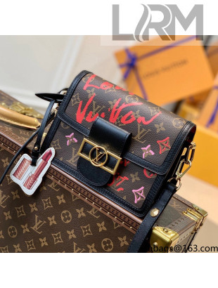 Louis Vuitton Dauphine Mini Shoulder Bag in Monogram Canvas M45889 Brown/Black Fall in Love 2021