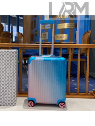 Rimowa x Alex Israel Gradient Luggage Travel Bag Blue 2021