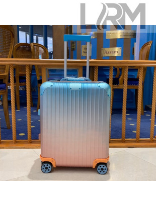 Rimowa x Alex Israel Gradient Luggage Travel Bag Orange 2021