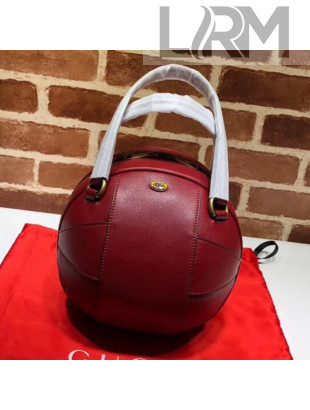 Gucci Football Top Handle Bag 536110 Red 2018