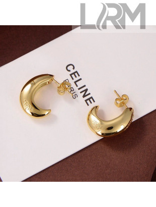 Celine Moon Earrings Gold 2021 110897