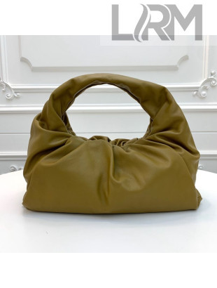 Bottega Veneta Large BV Jodie Leather Hobo Bag Light Green 2020