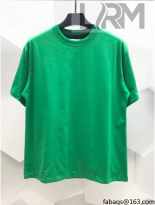 Bottega Veneta Cotton Reversible T-shirt BVT111902 Green/Black 2021(For men and women)