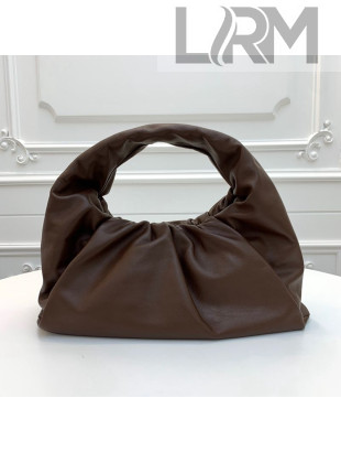 Bottega Veneta Large BV Jodie Leather Hobo Bag Burgundy 2020