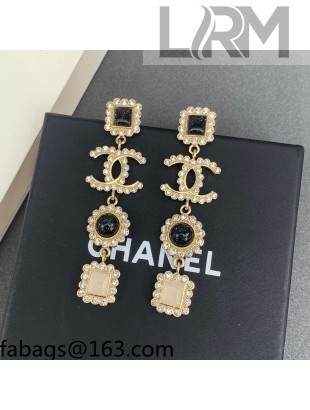 Chanel Earrings Black 2021 110902