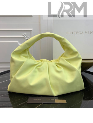 Bottega Veneta Large BV Jodie Leather Hobo Bag Light Yellow 2020