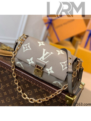 Louis Vuitton Favorite Shoulder Bag in Monogram Empreinte Leather M45836 Grey 2021