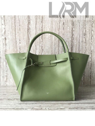 Celine Medium Big Bag in Smooth Calfskin Green 2019