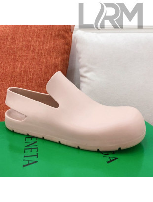 Bottega Veneta Rubber Puddle Slingback Flat Shoe Pink 2021