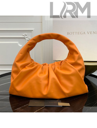 Bottega Veneta Large BV Jodie Leather Hobo Bag Orange 2020