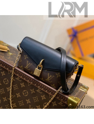 Louis Vuitton Padlock on Strap Mini Bag in Monogram Canvas M80559 Black 2021