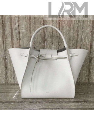 Celine Medium Big Bag in Grained Calfskin White 2019