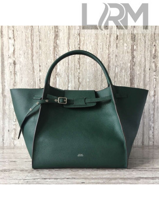 Celine Medium Big Bag in Grained Calfskin Green 2019