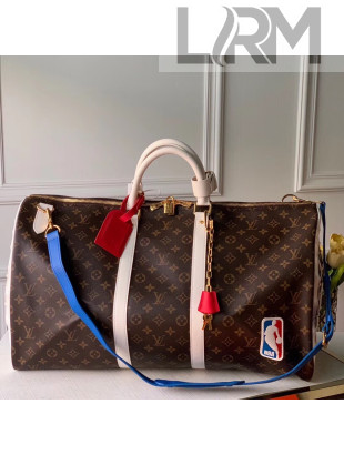 Louis Vuitton LV x NBA Basketball Keepall Bag in Monogram Canvas M45587 Coffee Brown 2020