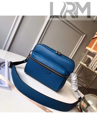 Louis Vuitton Outdoor Messenger PM Taiga Leather Bag M33437 Blue 2018