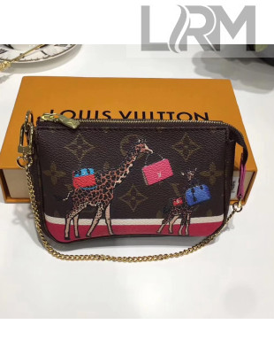 Louis Vuitton Monogram Canvas Mini Pochette Bag M62087 2017