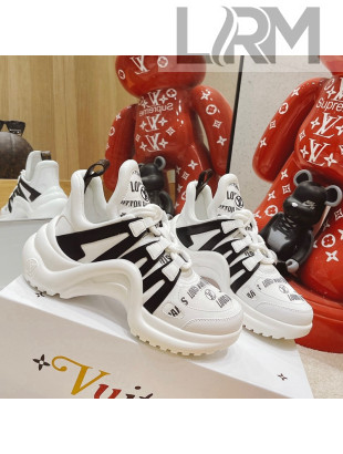 Louis Vuitton LV Archlight Signature Print Sneakers White/Black 2021