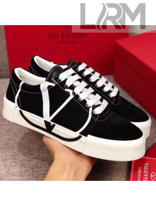 Valentino VLogo Canvas Sneakers Black 2019