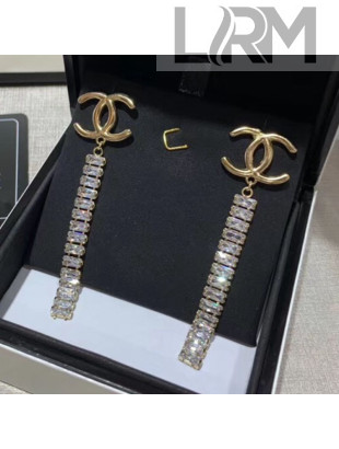 Chanel Crystal Long Earrings 01 2019