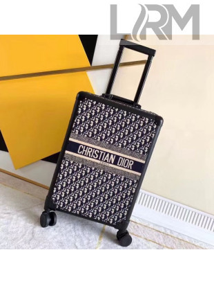 Dior Saddle Oblique Canvas Luggage 20 Inch 2019