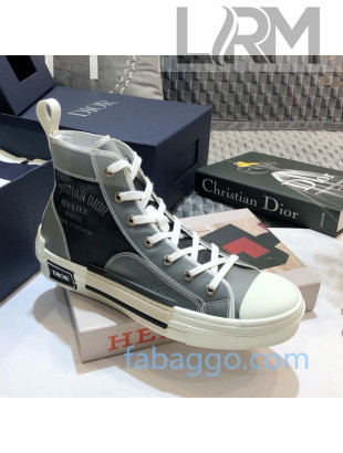 Dior x Danile Arsham B23 High-top Sneakers in Grey Canvas 07 2020 (For Women and Men)