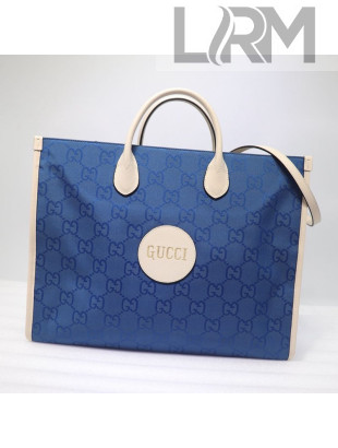 Gucci GG Nylon Off The Grid Large Tote Bag ‎630353 Blue 2020